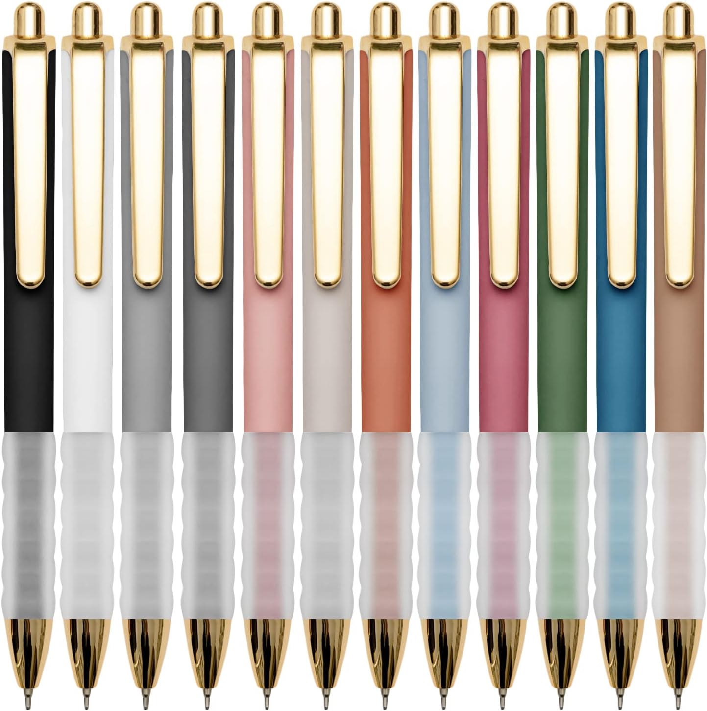 Comfortable Grip Black Ballpoint Pen - Linbsunne