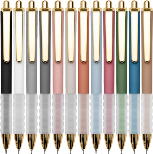 Comfortable Grip Black Ballpoint Pen - Linbsunne