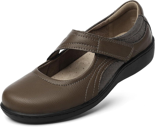 Women's Classic Comfort Mary Jane Flats for Everyday Wear