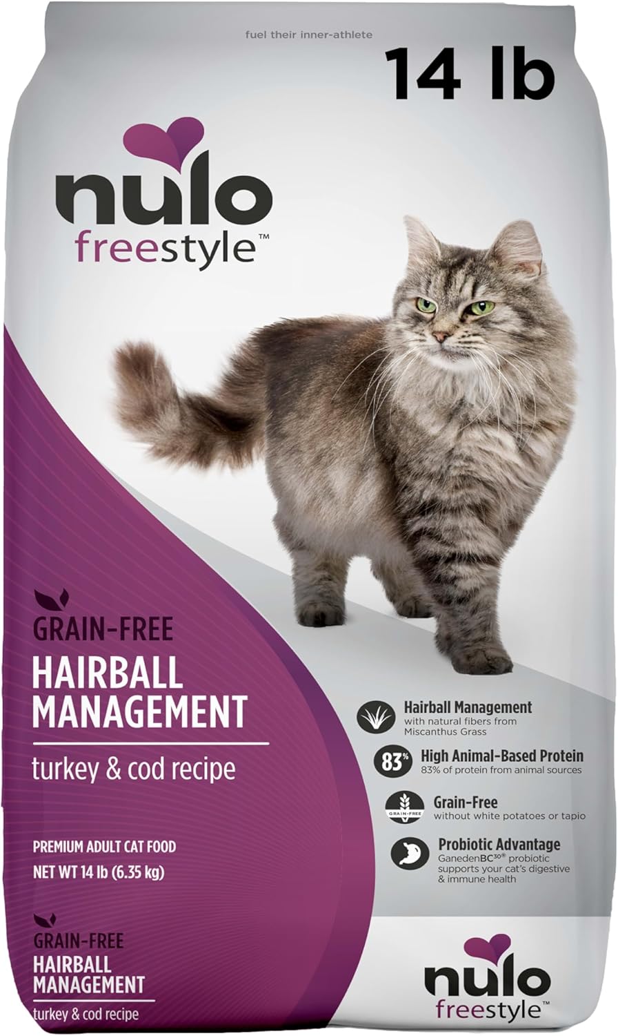 Nulo Freestyle Cat Food for Hairball Management and Digestive Health