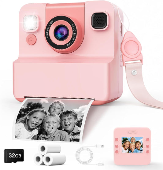 Kids Camera Instant Print Toys for Teenage Girls - Fun & Creative