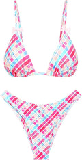 Seamoly Women's Bikini Set - Tie Back Bowknot Two Piece Swimsuit