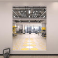 LOAAO Home Gym Mirror 63in x24in - Frameless Tempered Glass