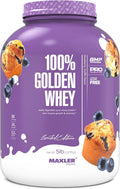 Maxler 100% Golden Whey Protein - 24g Protein per Serving Blueberry