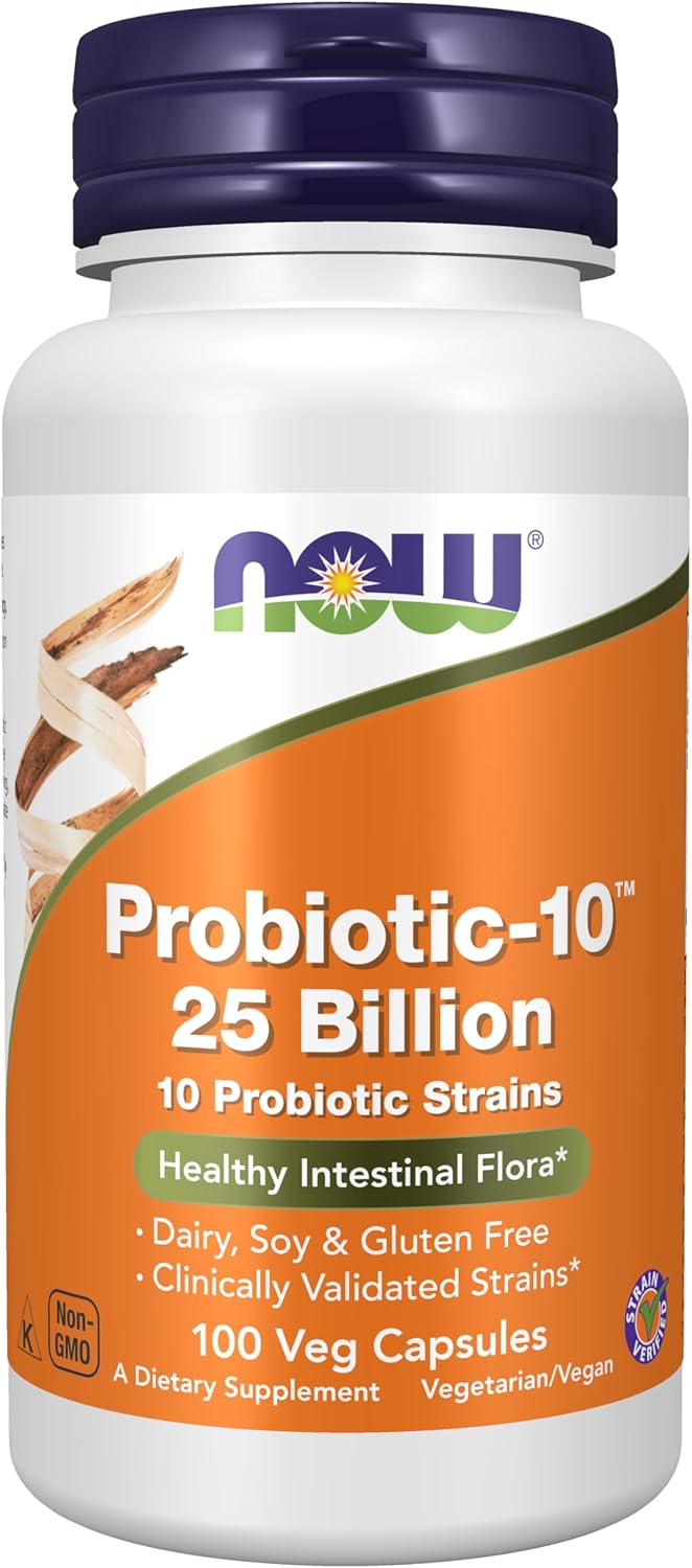Probiotic-10 with 25 Billion Live Cultures for Digestive Health