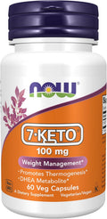 7-Keto DHEA 100 mg Weight Management Supplement NOW