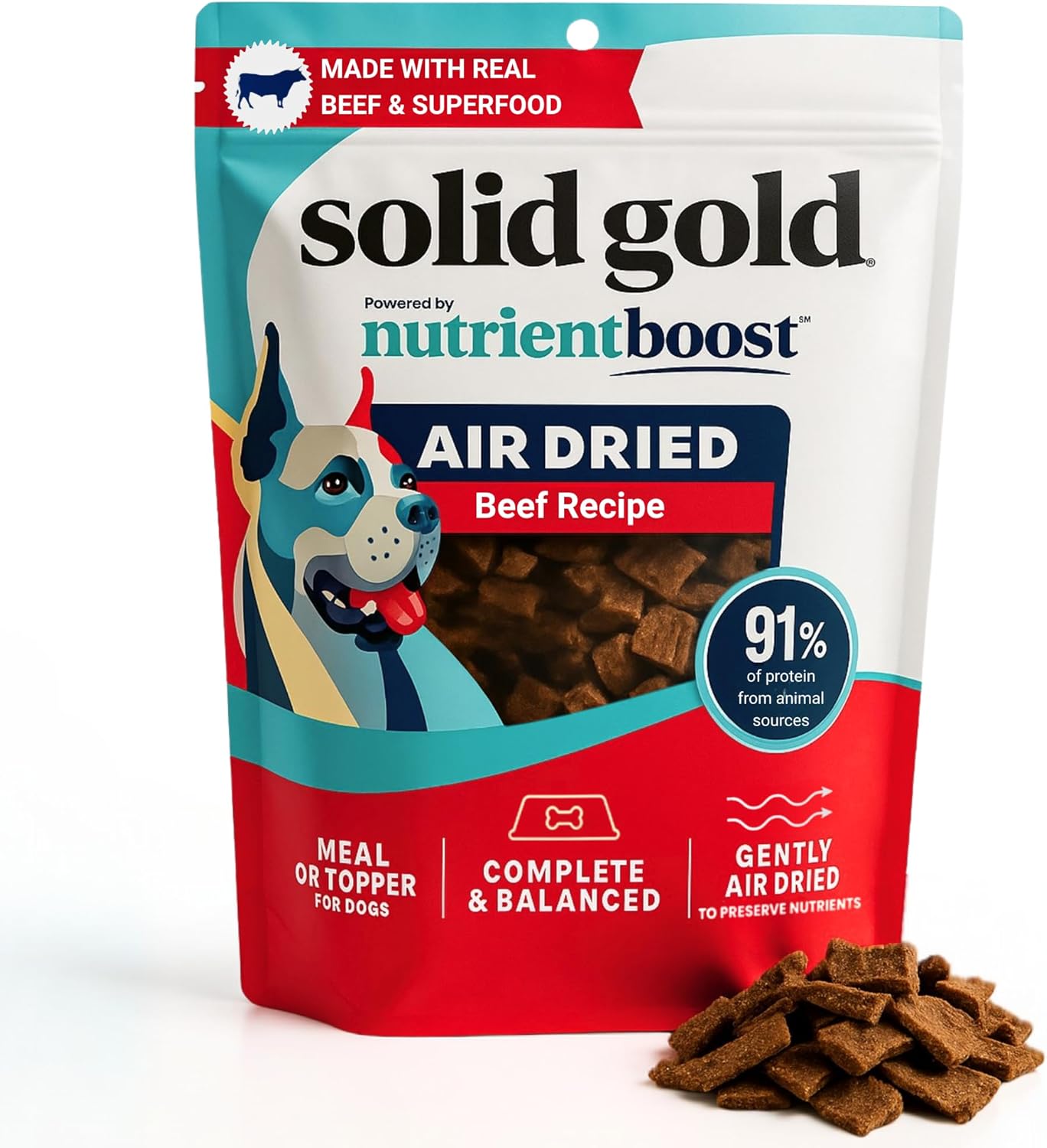 Solid Gold Air Dried Dog Food Toppers for Healthy Dogs