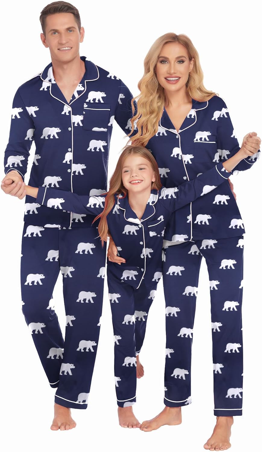 Ekouaer Christmas Family Matching Pajamas for Festive Fun