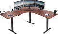 Electric Height Adjustable 71 x 71 Curved Corner Stand Up Desk