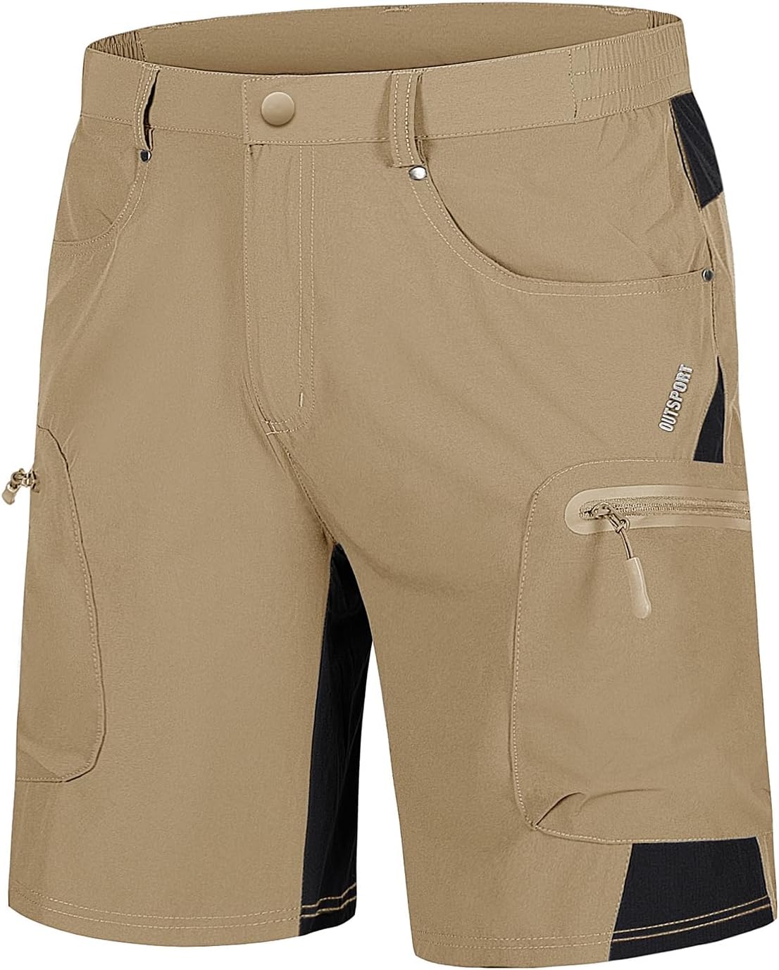 TACVASEN Men's Hiking Cargo Shorts 10in for Outdoor Activities