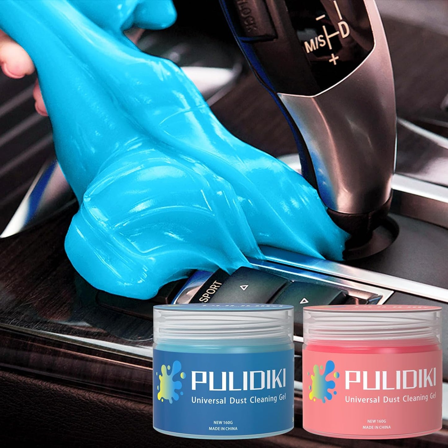 PULIDIKI Car Cleaning Gel - Dust-Free Auto Detailing
