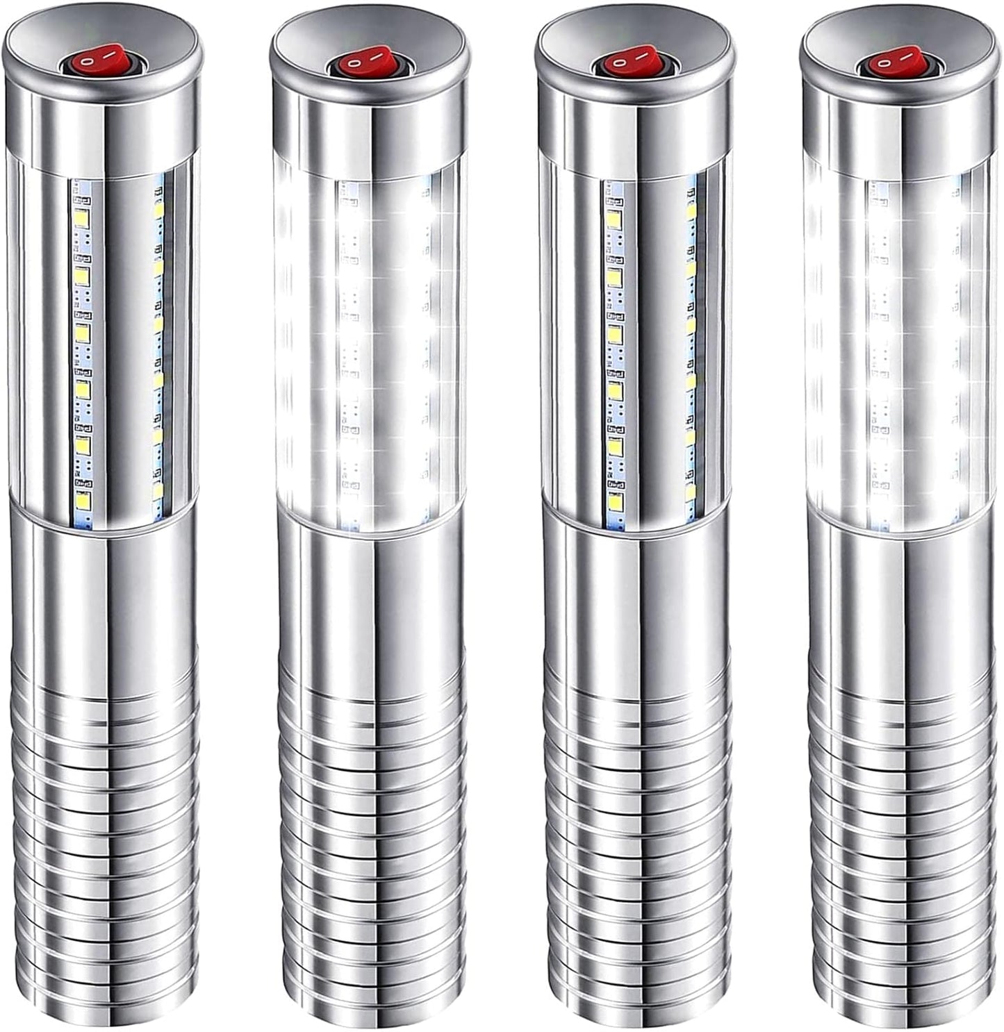 LED Strobe Baton Light Set for Parties and Events - 4 Pack