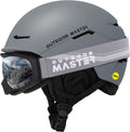 OutdoorMaster ELK MIPS Ski Helmet Set with OTG Goggles - Secure