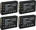 Kastar 4-Pack Q120 Rechargeable Lithium-ion Camera Batteries