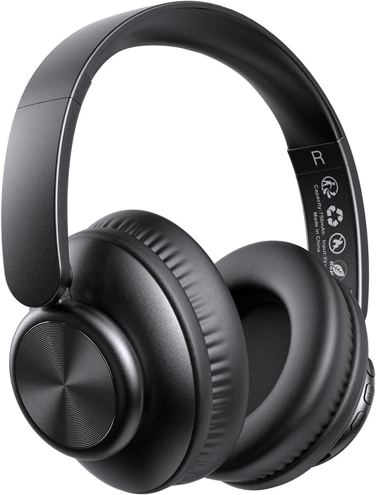 80-Hour Playtime V8 Bluetooth Headphones - Deep Bass & HiFi Sound!