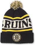 NHL Team Pillow Line Knit Beanie Cap - Warm, Classic Fit