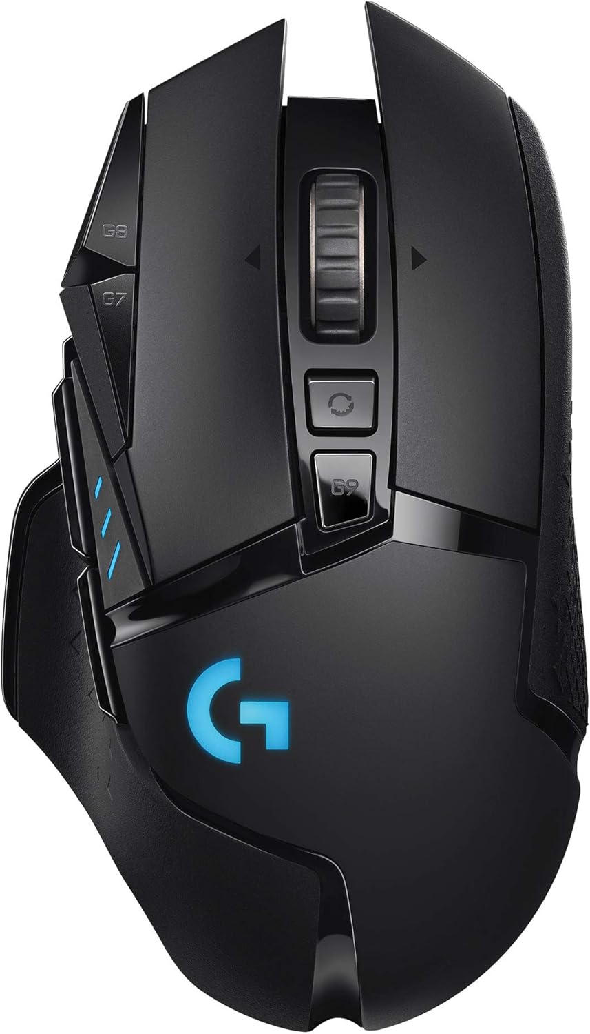 Logitech G502 Lightspeed: Hero 25K Sensor, Wireless, Lightsync RGB