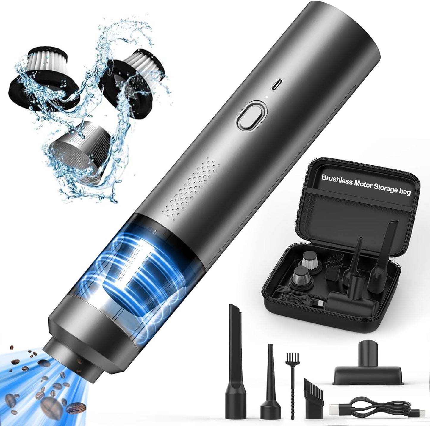 Powerful Cordless Car Vacuum - NOLSTEL