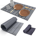 Stone Dish Drying Mat for Kitchen Counter 24in x 16in - Fast Absorbent