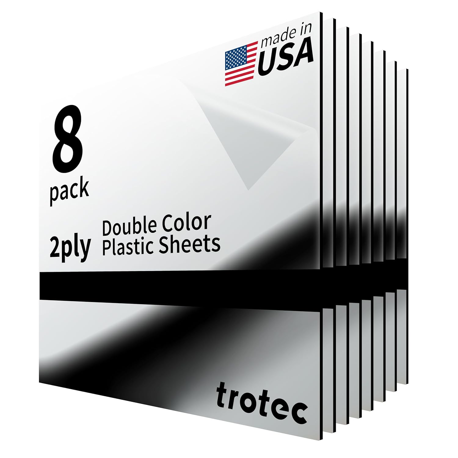 Trotec Metallic Looking Acrylic Sheet for Laser Engraving & Cutting