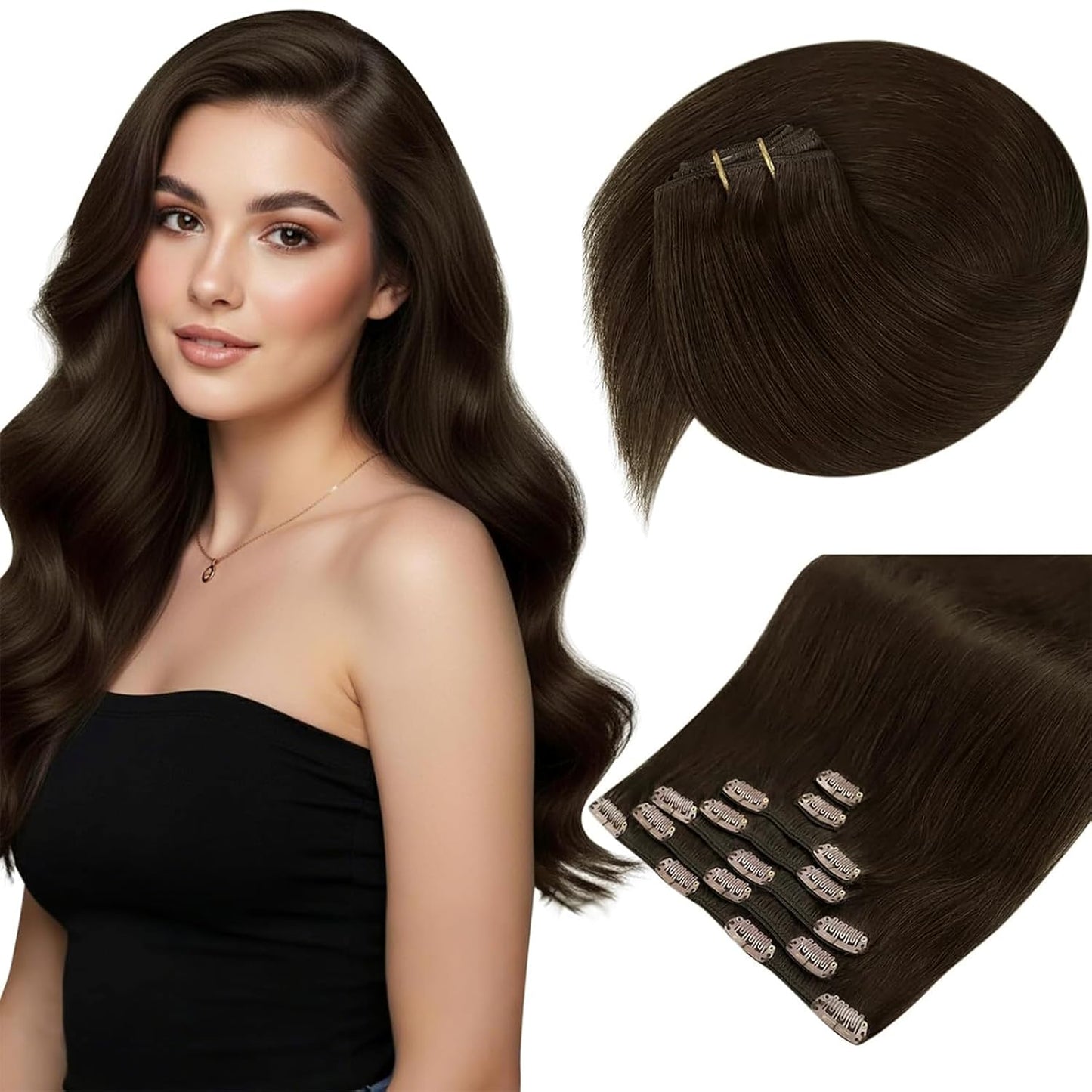 Sunny Hair Clip in Extensions for Length and Volume Boost