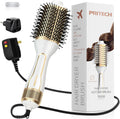 Dual Voltage Hair Dryer Brush 4-in-1 Styler - Travel Friendly 1000W