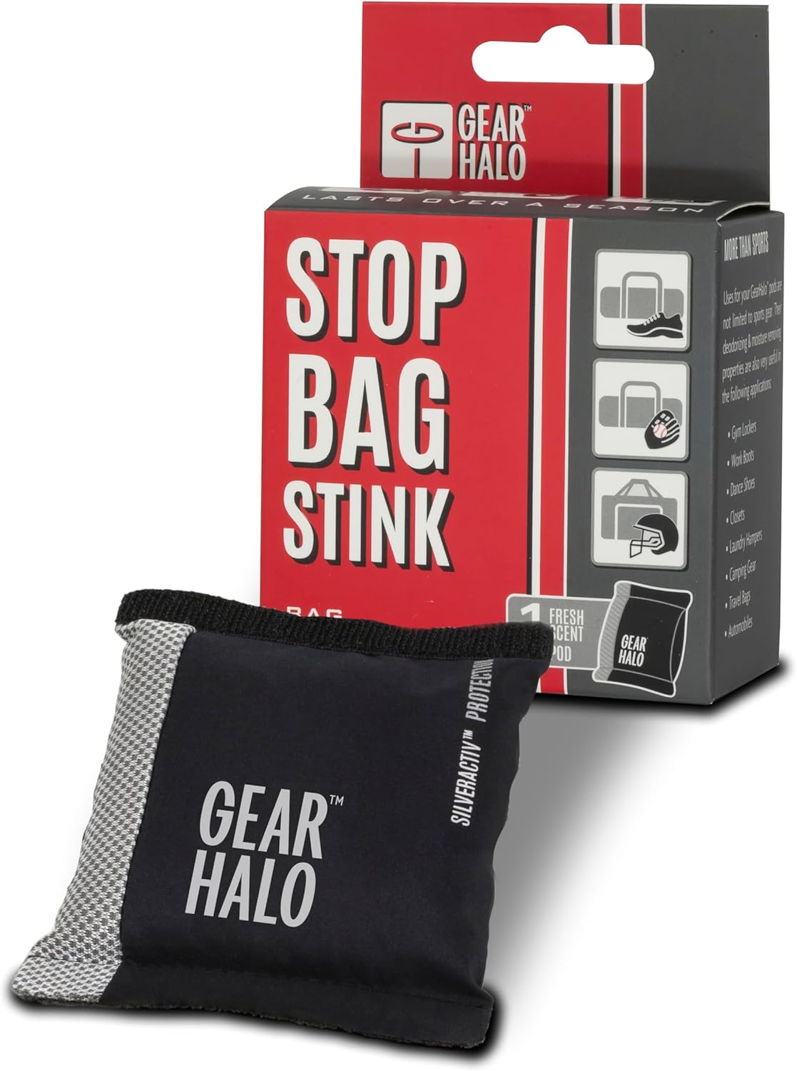 GearHalo Odor Eliminator - Freshens Sports Gear