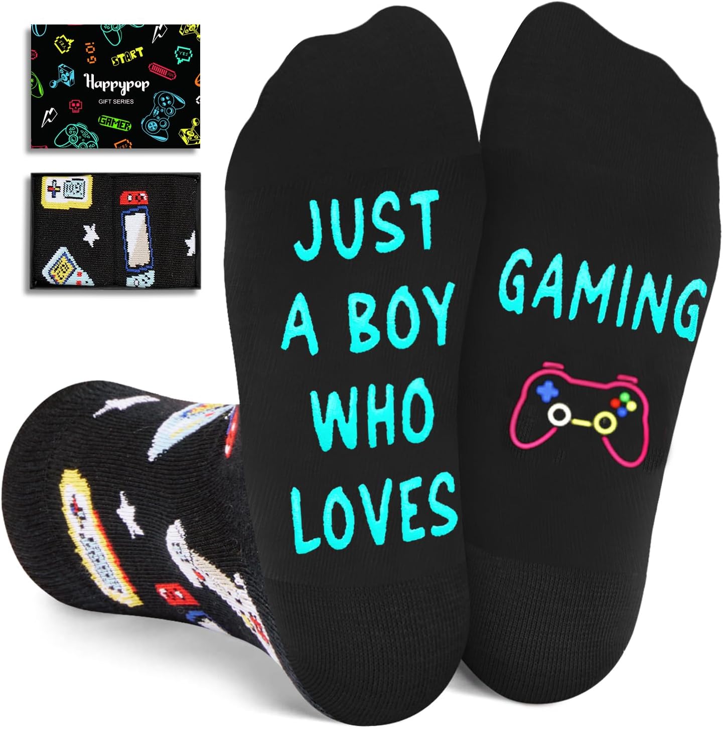 Gamer Socks for Kids - Happy Feet for Young Gamers
