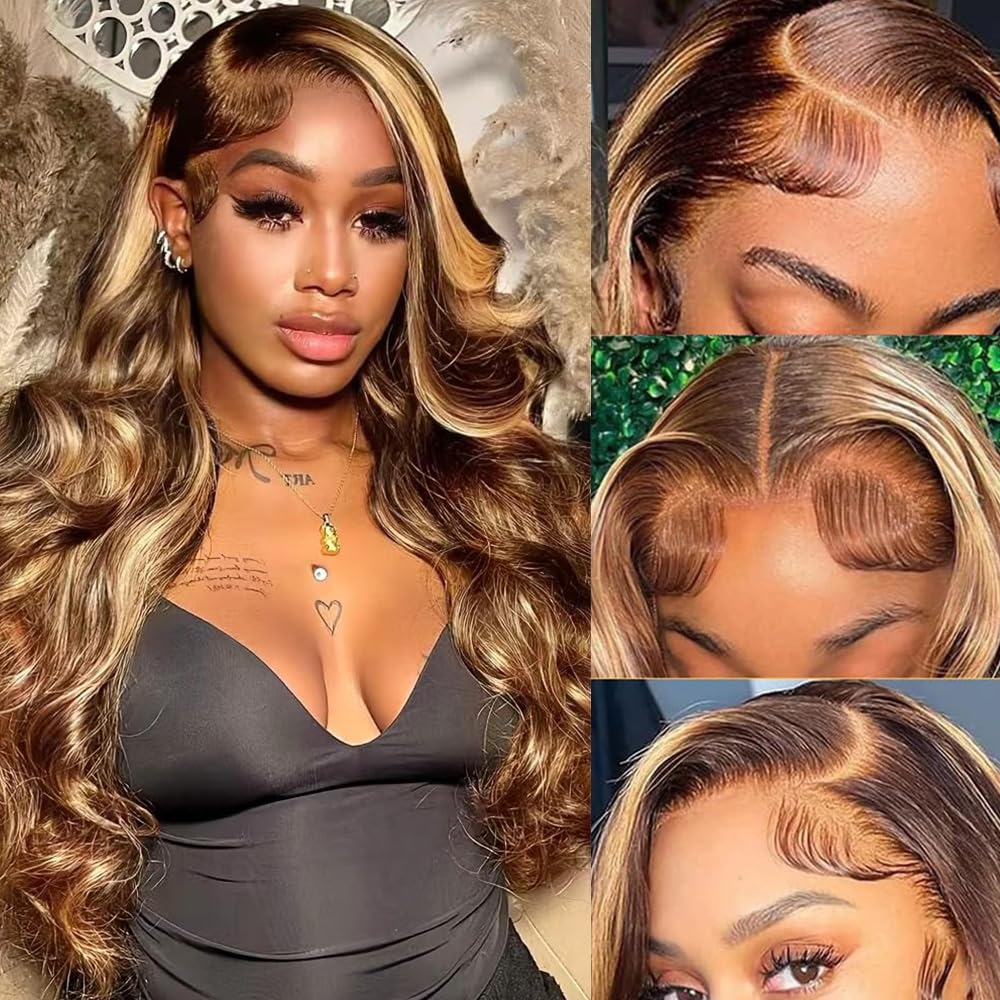 Ombre Lace Front Wig Human Hair 26 Inch for Stunning Looks