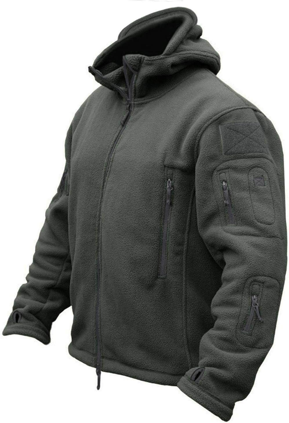 CRYSULLY Men's Military Tactical Sport Warm Fleece Jacket Review