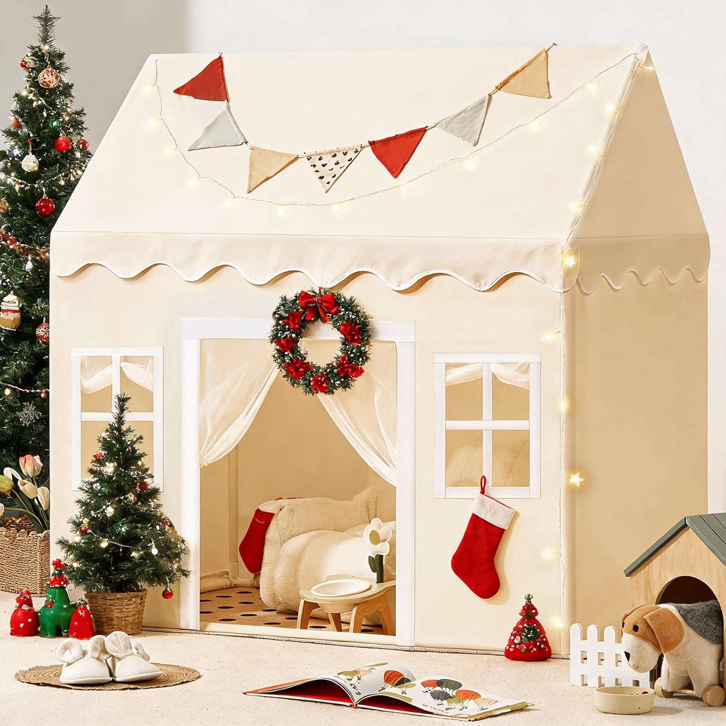 Tiny Land Play Tent with Padded Mat & LED Lights Review