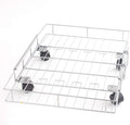Expandable Rolling Metal Storage Basket - Pantry & Closet Organizer