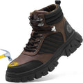 Steel Toe Boots for Men 6 in - Waterproof Lightweight Safety