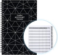 CASMONAL A5 Big Checkbook Register - Large Capacity Financial Ledger