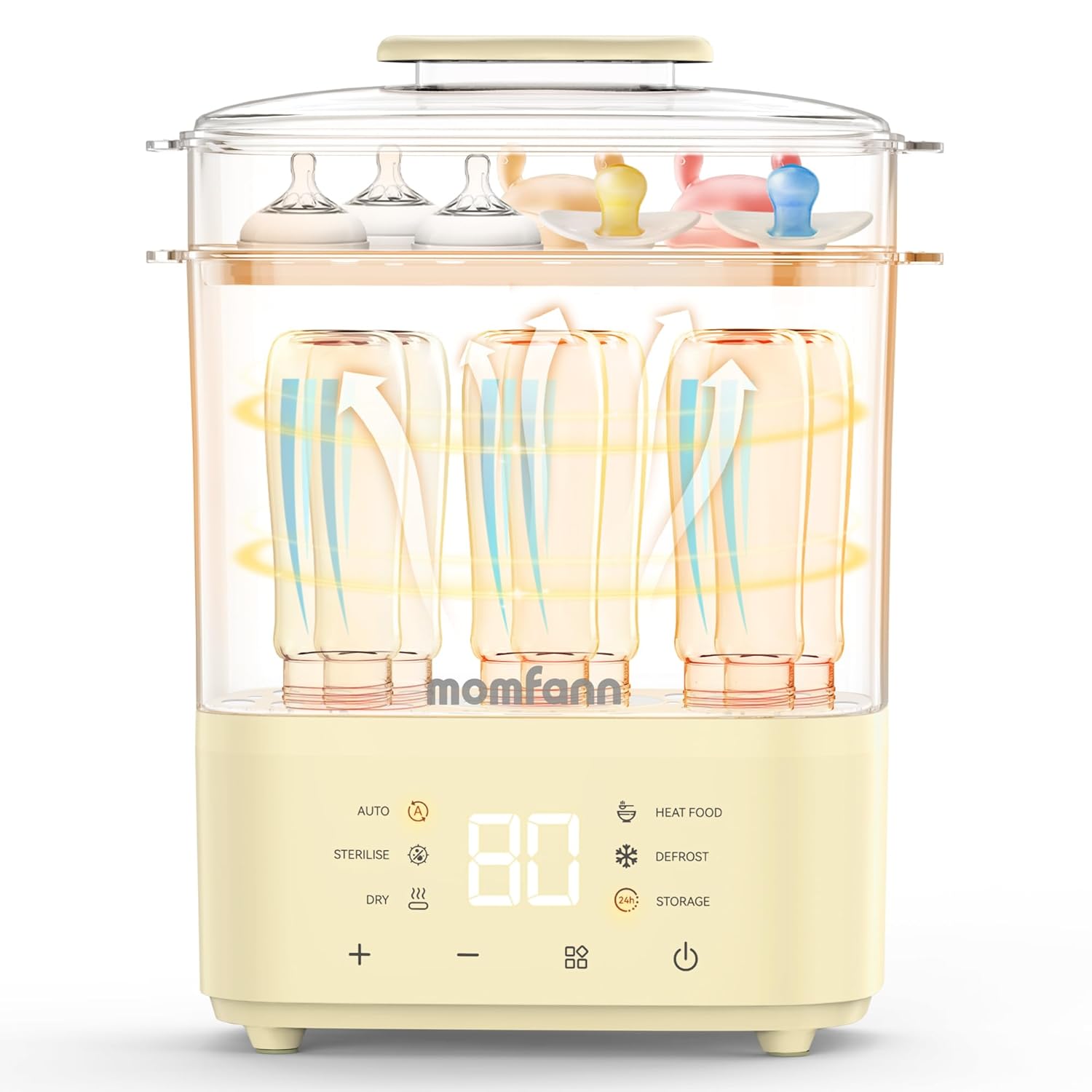 All-in-One Electric Steam Sterilizer for Baby Bottles & More