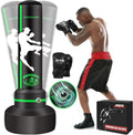 Heavy Punching Bag with Stand 70ft Freestanding Boxing Bag - Built-in