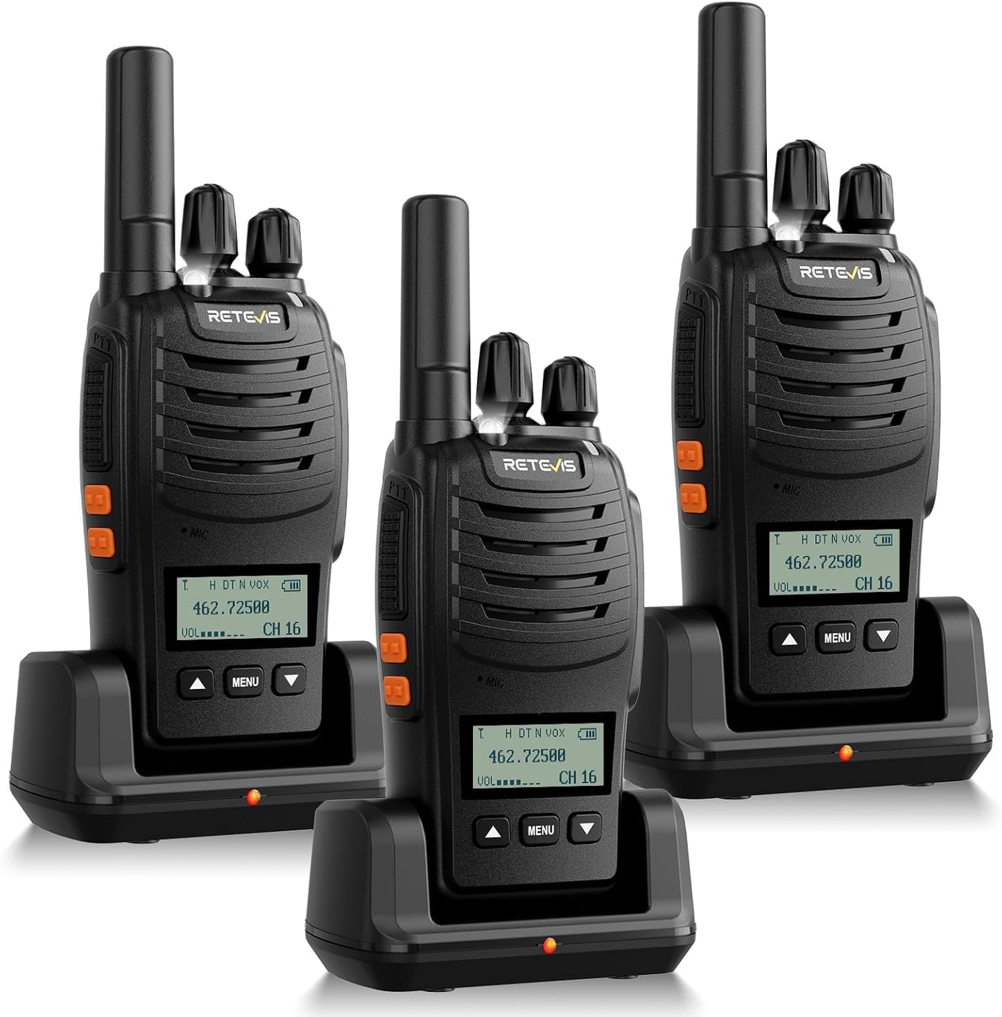 Retevis H777D Walkie Talkies Long Range with LCD Screen
