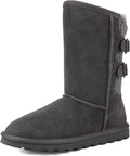 DREAM PAIRS Women's Mid Calf Winter Snow Boots - Warm, Comfortable Fit