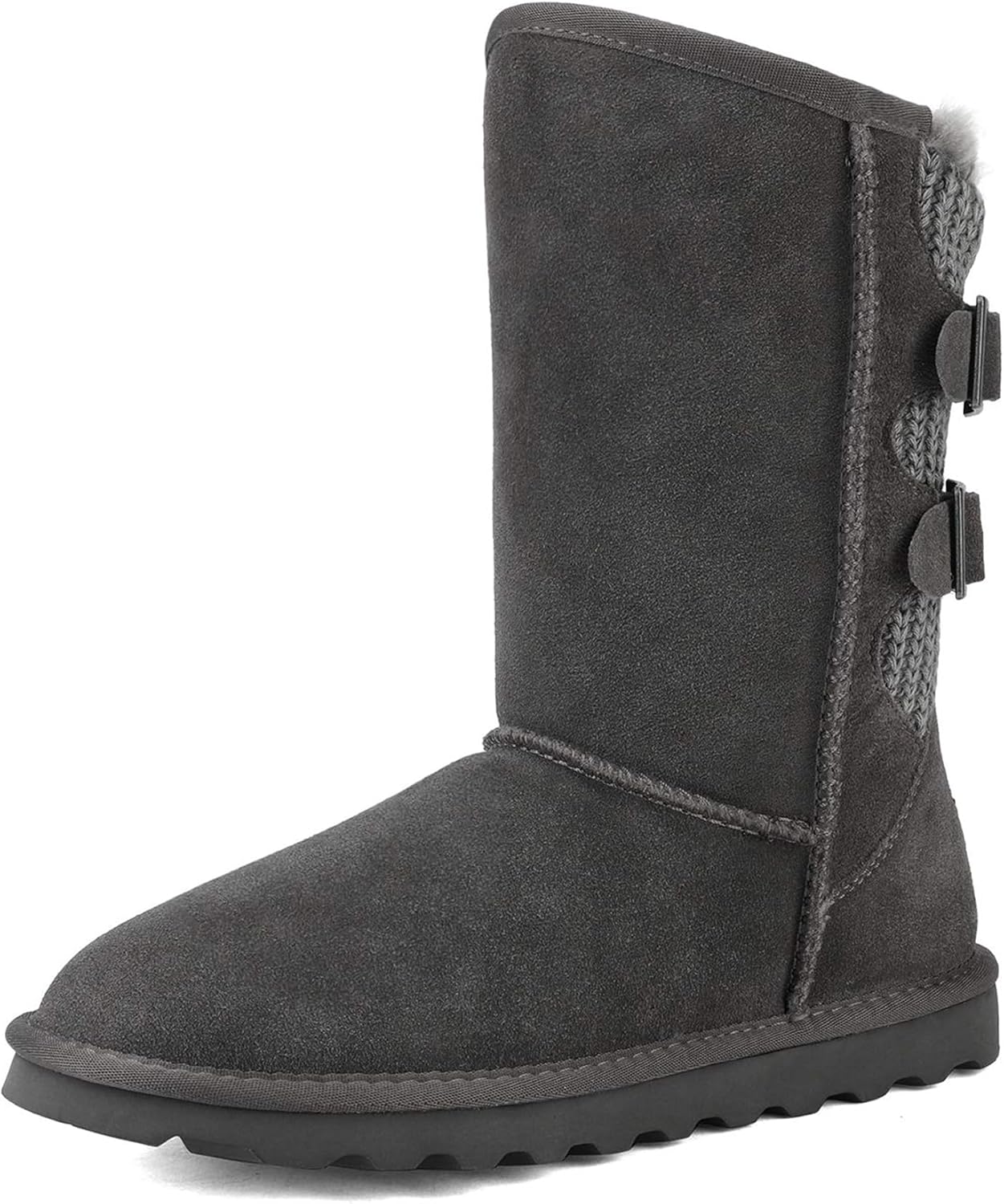 DREAM PAIRS Women's Mid Calf Winter Snow Boots for Style