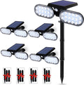Outdoor Motion Lights Solar Flood Lights 4-Pack - 3 Mode Security