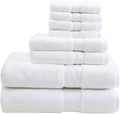 Madison Park 800GSM 8PC Cotton Towel Set - Luxurious Spa Feel