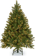 4.5 ft Pre-Lit Downswept Douglas Fir Artificial Christmas Tree