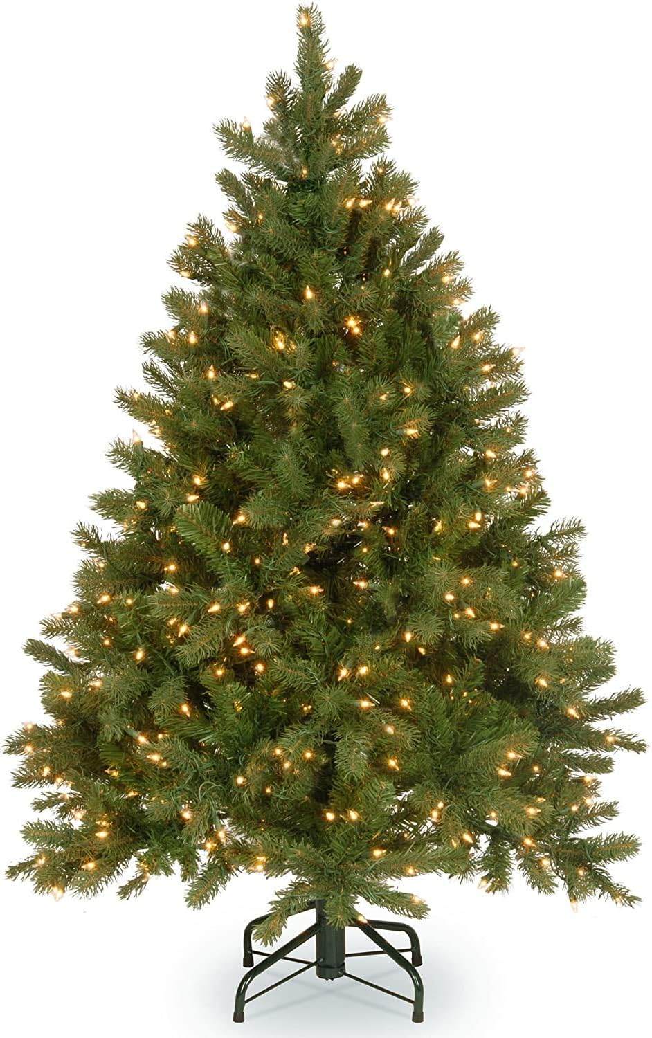 4.5 ft Pre-Lit Downswept Douglas Fir Christmas Tree Review