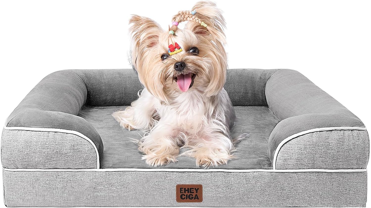 Orthopedic Dog Bed for Small Dogs with Waterproof Memory Foam