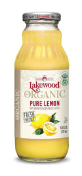 Lakewood Organic PURE Lemon Fresh Pressed Juice Pack of Twelve