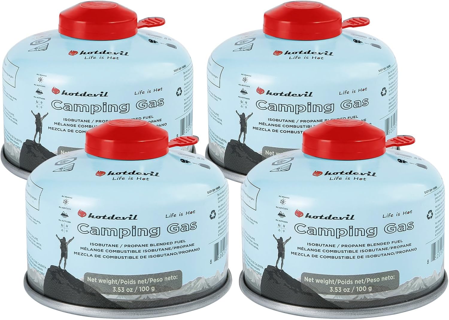 Hotdevil 100g Portable Camping Fuel
