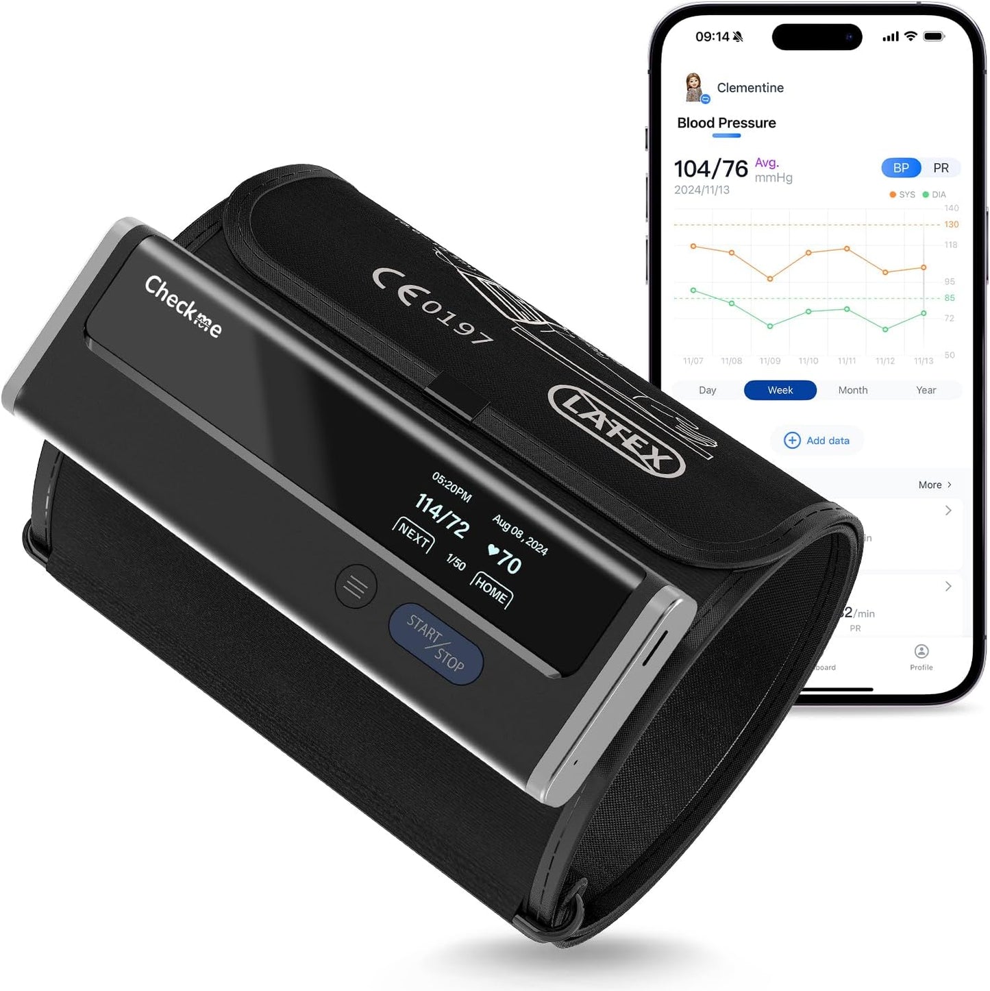 Checkme Blood Pressure Monitor for Accurate Home Readings