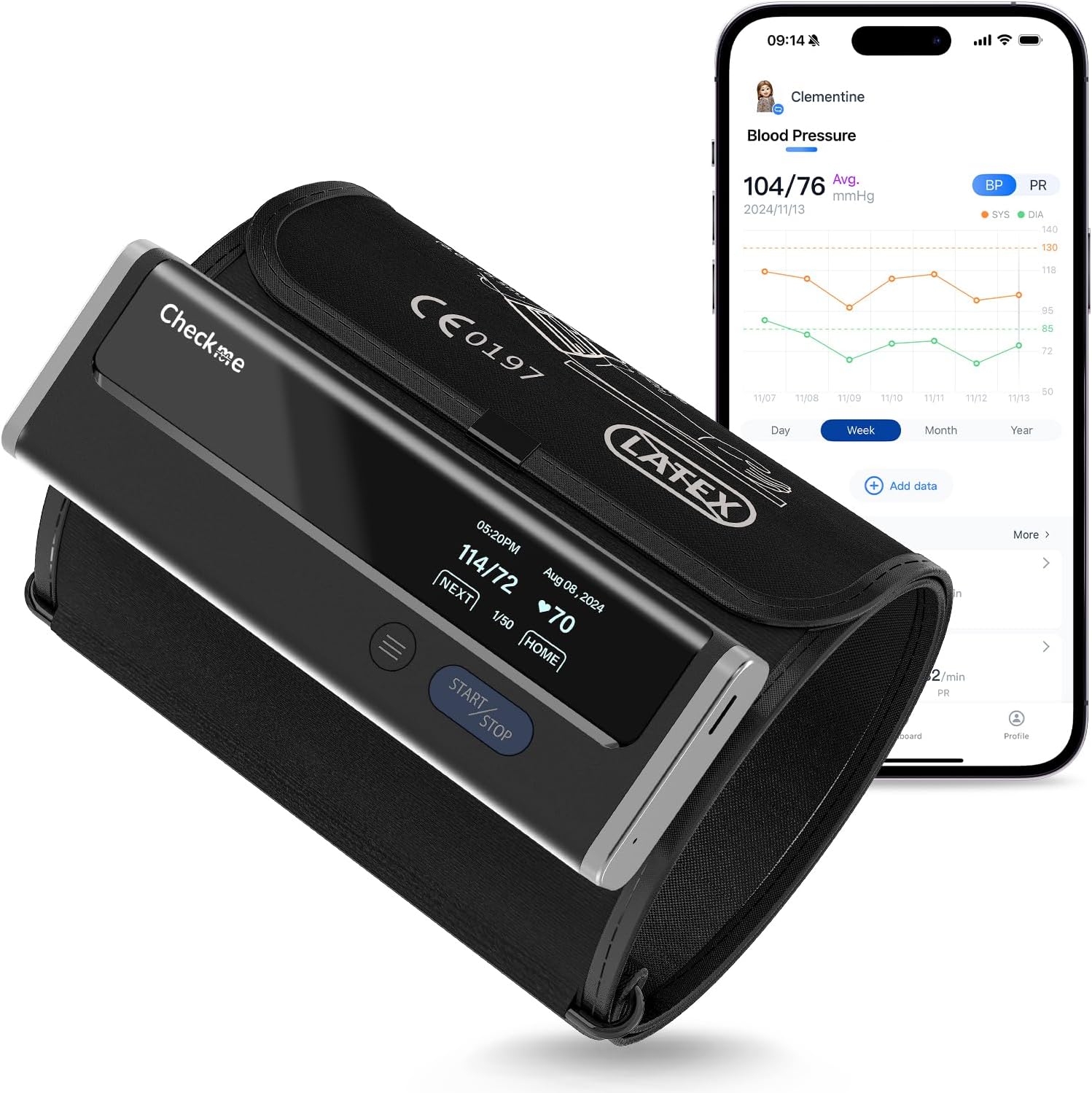 Checkme Blood Pressure Monitor for Accurate Home Readings