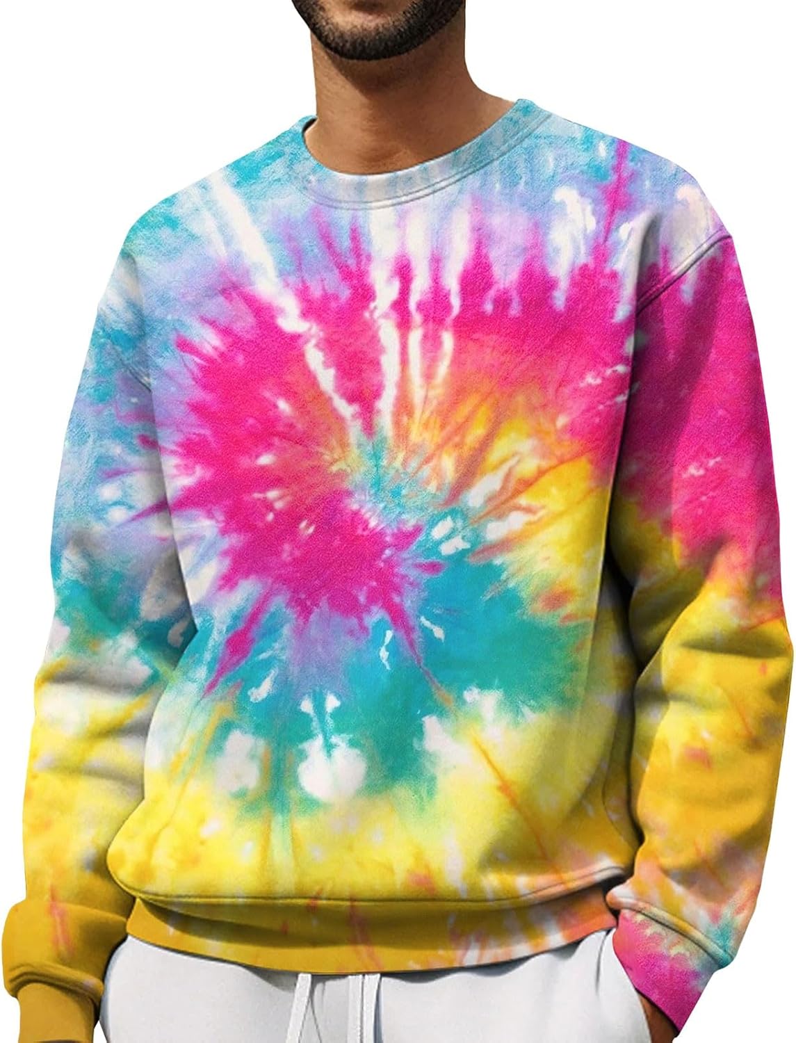 Stylish Tie Dye Sweatshirt for Carnival Fun