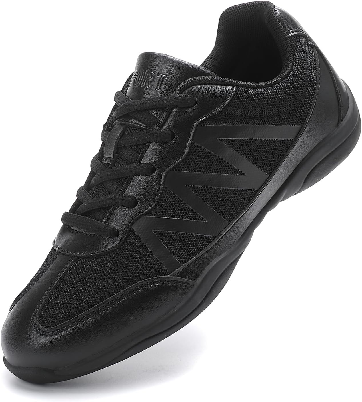 Girls Cheer Shoes Black Breathable Non-Slip for Cheerleading